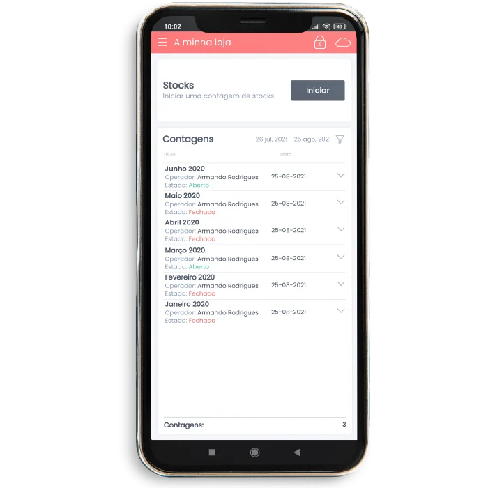 App Moloni Stocks